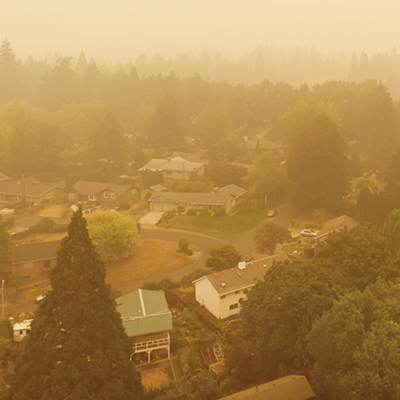 Hazy air
